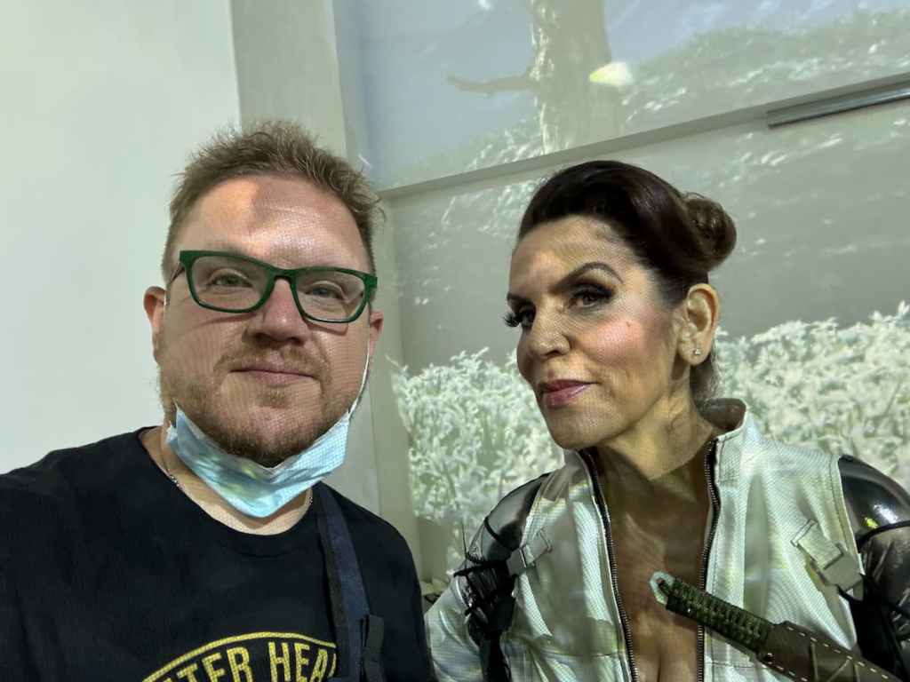 Scott Duwe and Lori Alan at MGS Delta NYC pop-up