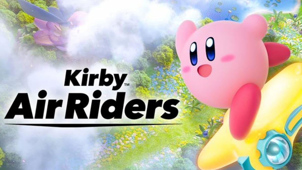 Kirby Air Riders key art