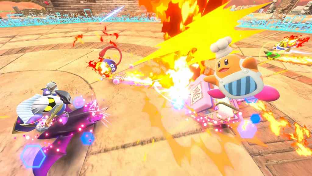 Kirby Air Riders combat
