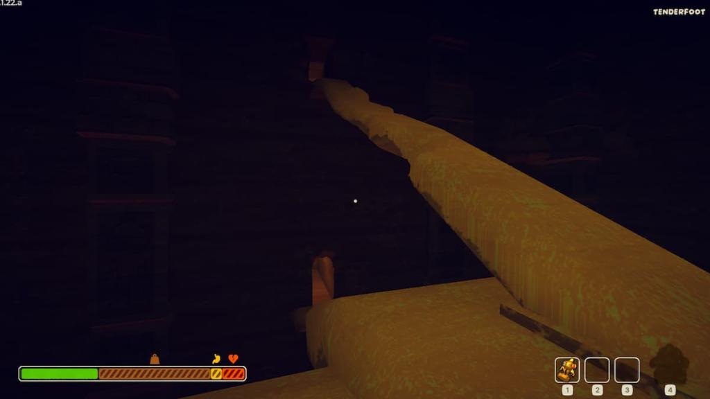 Exit of the TOMB region in PEAK