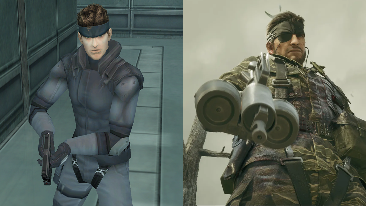 Solid Snake in Twin Snakes and Naked Snake In Metal Gear Solid Delta