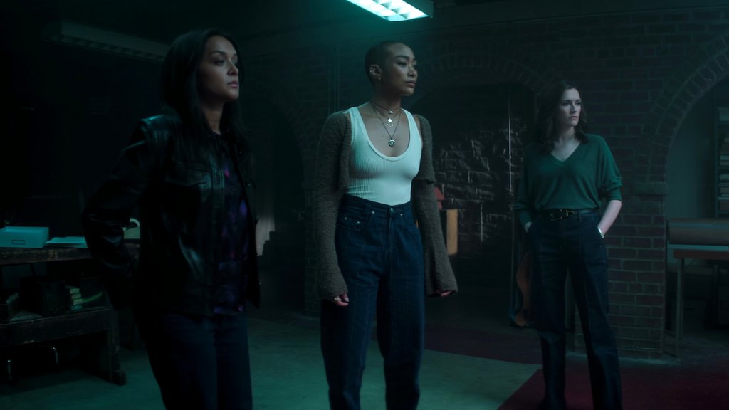 Nadia, Marienne, and Kate looking off to the side in You