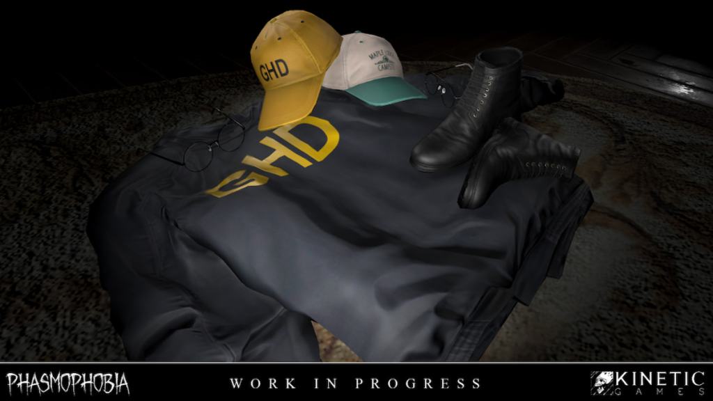 Some ghost hunting clothes in phasmophobia