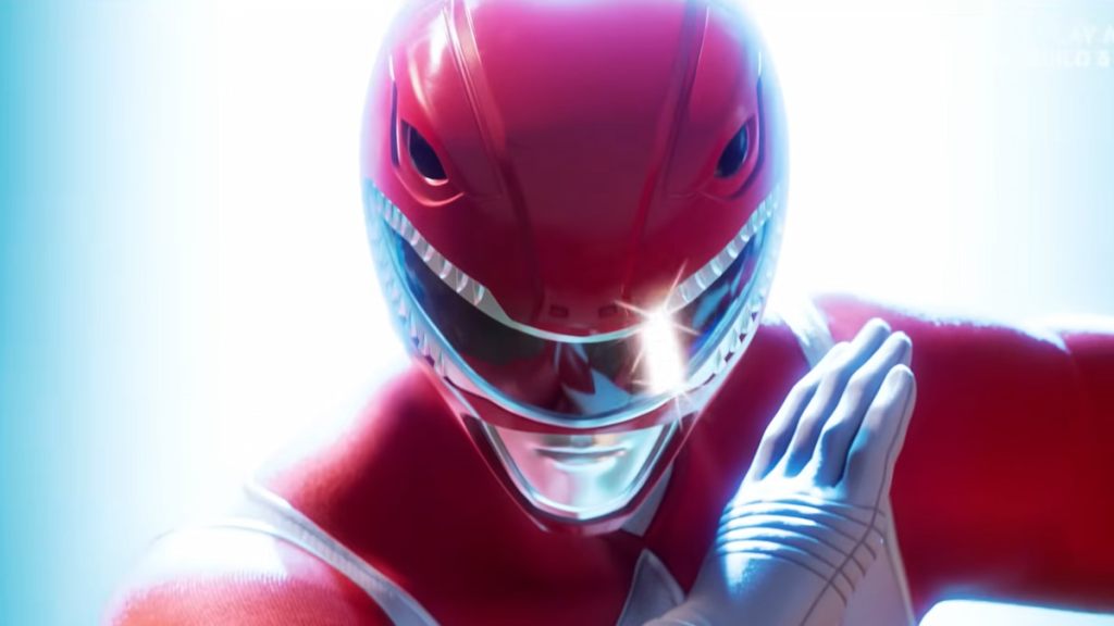 A red power ranger in fortnite