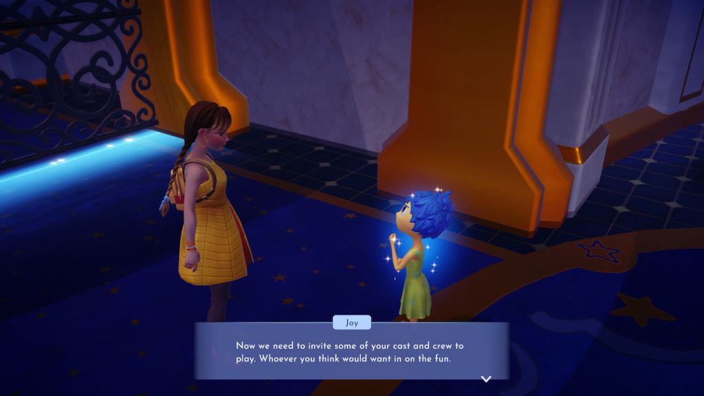 Talking to joy in DDV