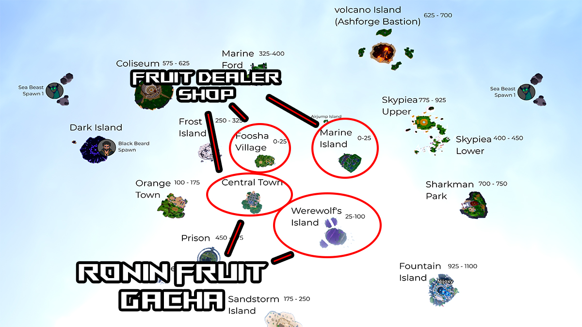how to get fruit in vox seas