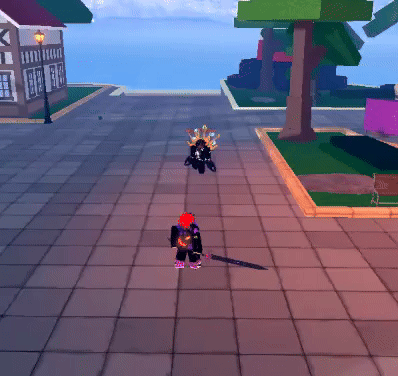 Wings of Ruin move of the Shadow Blade sword from the Vox Seas Roblox experience.