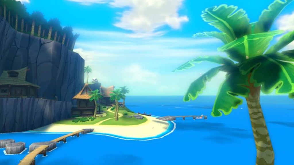 A beach village in Wind Waker