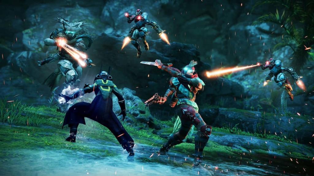 Destiny 2 Renegades fighting Fallen