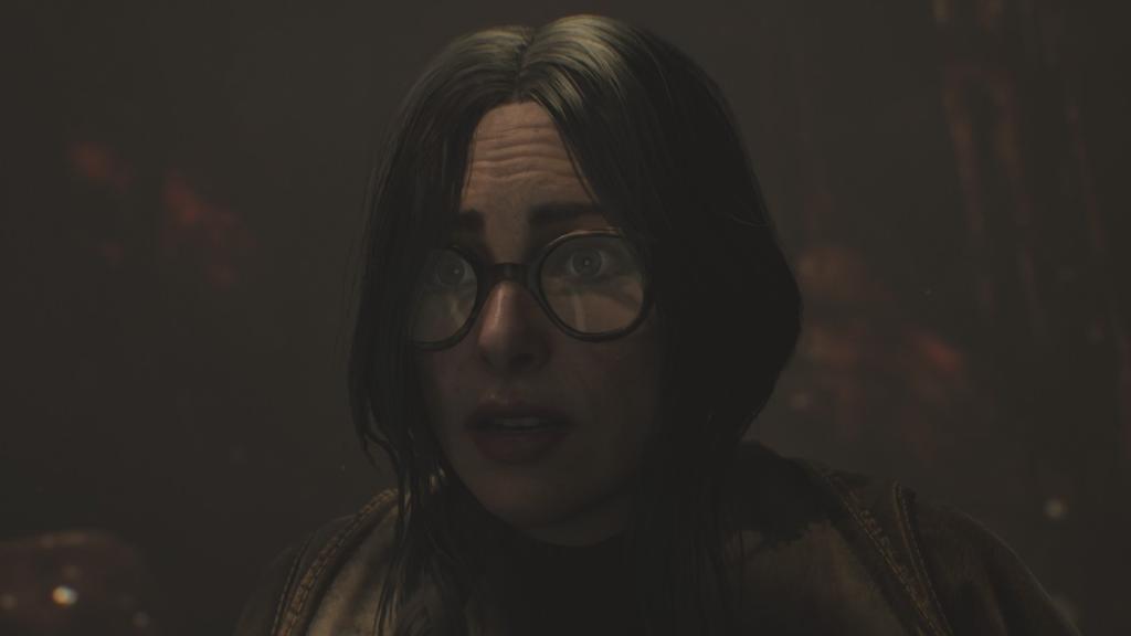 Close up shot of Weronika's face