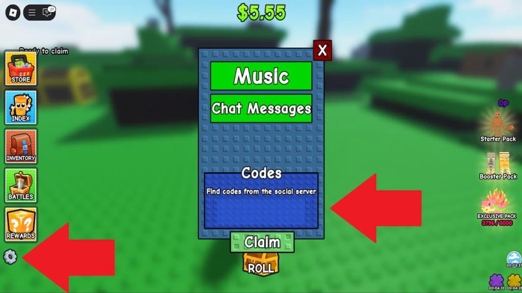 How to redeem Brainrot Case Opening codes
