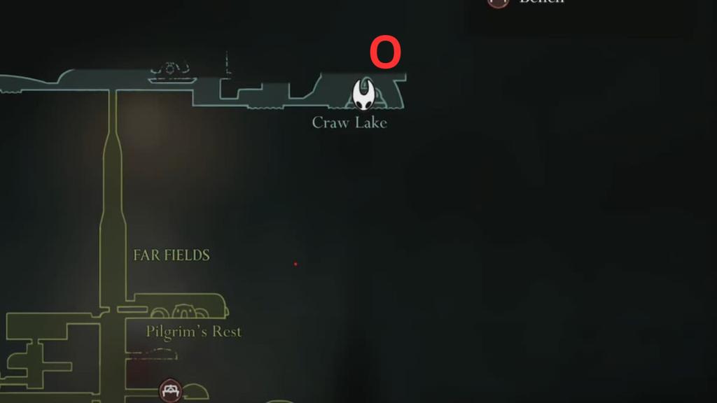Craw Lake flea location in Hollow Knight Silksong