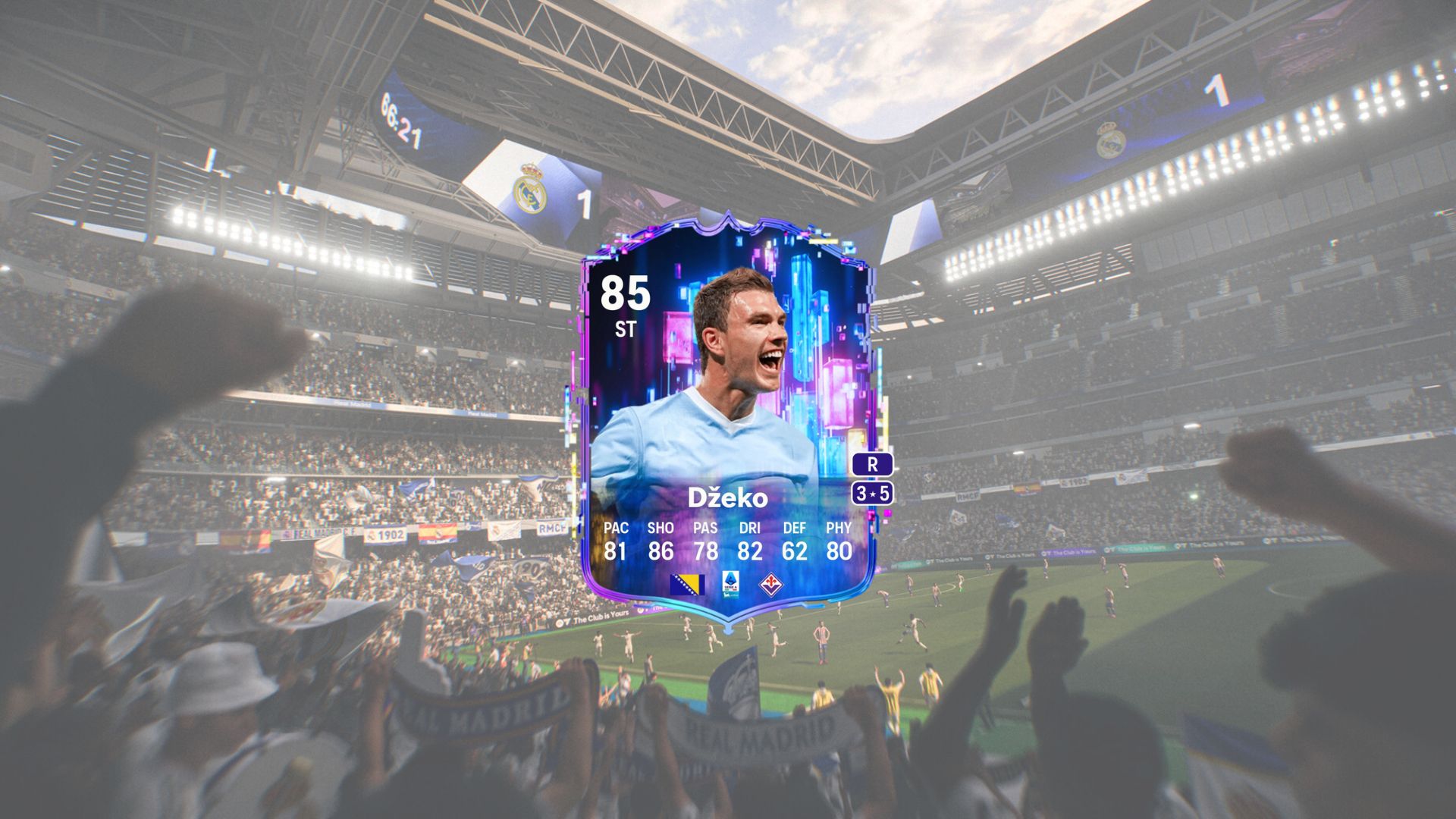 Dzeko Flashback card in FC 26