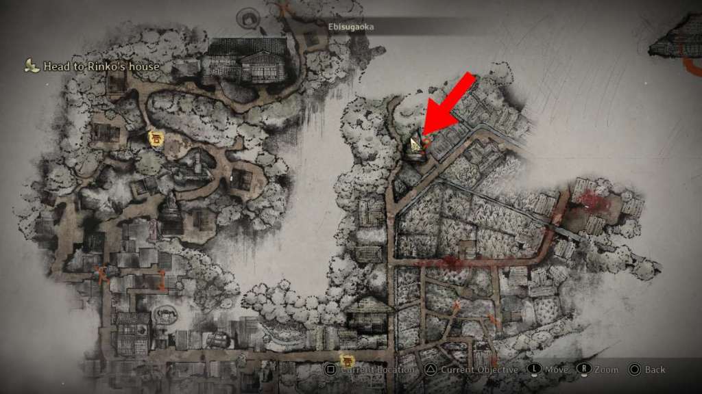 Second Jizo statue on Silent Hill f map