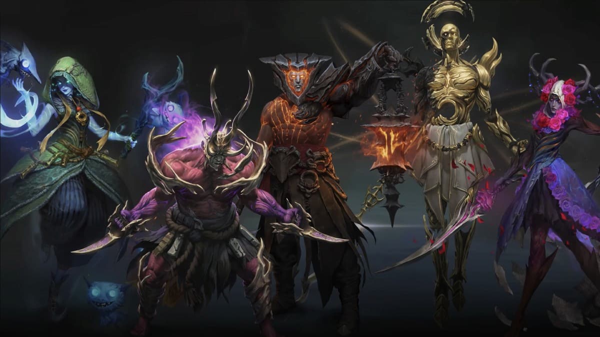 Several Eternals from Arkheron posing.