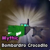 Bombardiro Crocodilo brainrot from Plants vs Zombies Roblox experience.