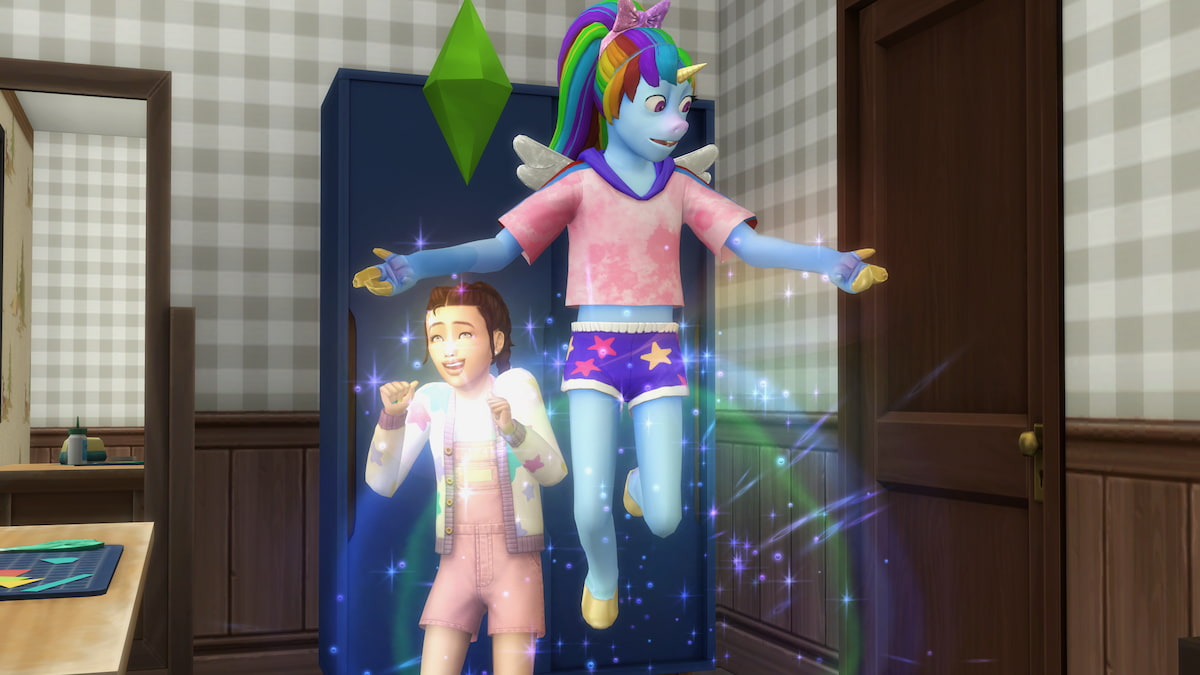 Bringing a unicorn imaginary friend to life in the sims 4 adventure awaits