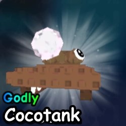 Cocotank plant from Plants vs Zombies Roblox experience.