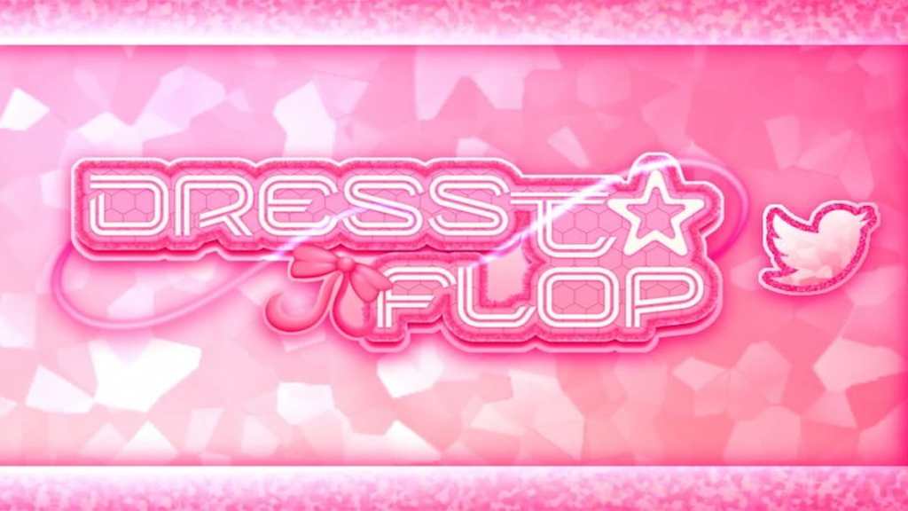 Dress to Flop promo image on X. 