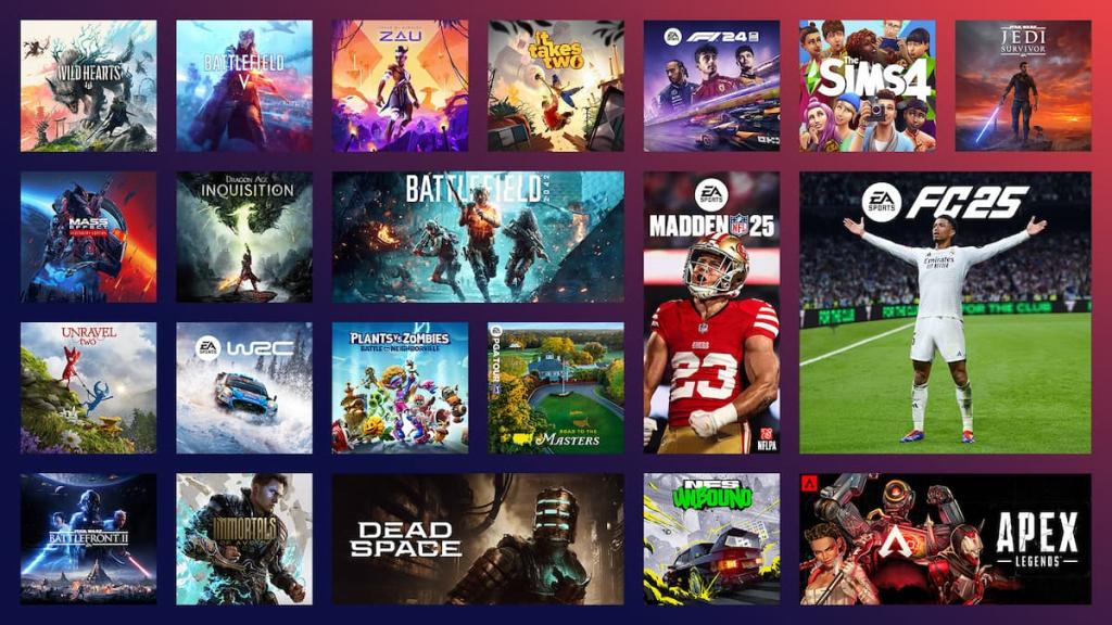 Various EA-published games. 