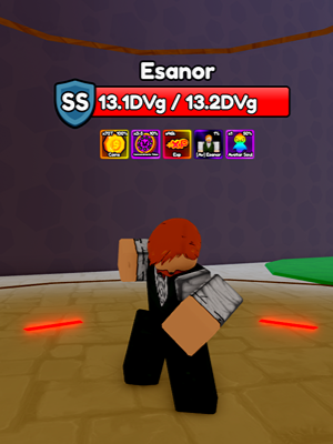 Esanor Secret Boss from the Anime Eternal Roblox experience.