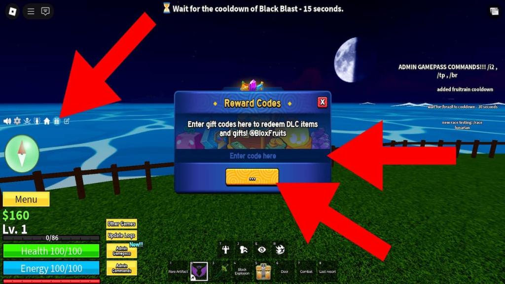 How to redeem Blox Fruits But Admins codes