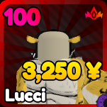 Lucci unit from Anime Rangers X Roblox experience.