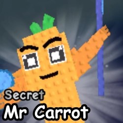 Mr Carrot plant from Plants vs Zombies Roblox experience.