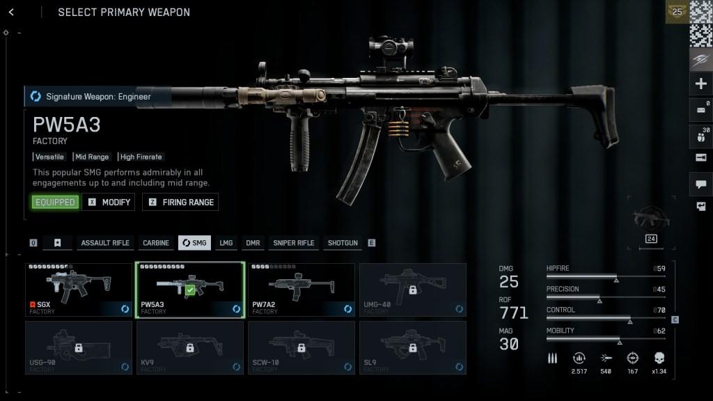 The MP5 in Battlefield 6. 