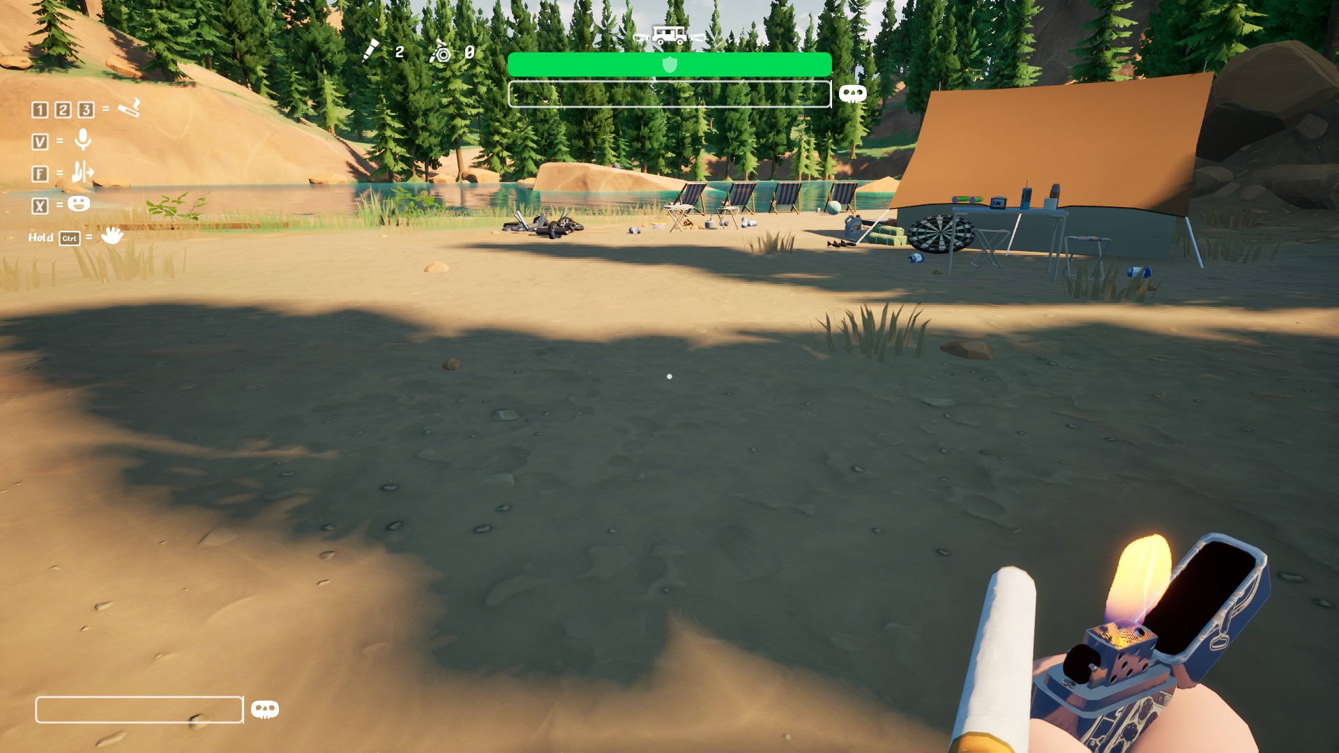 Smoking in RV There yet