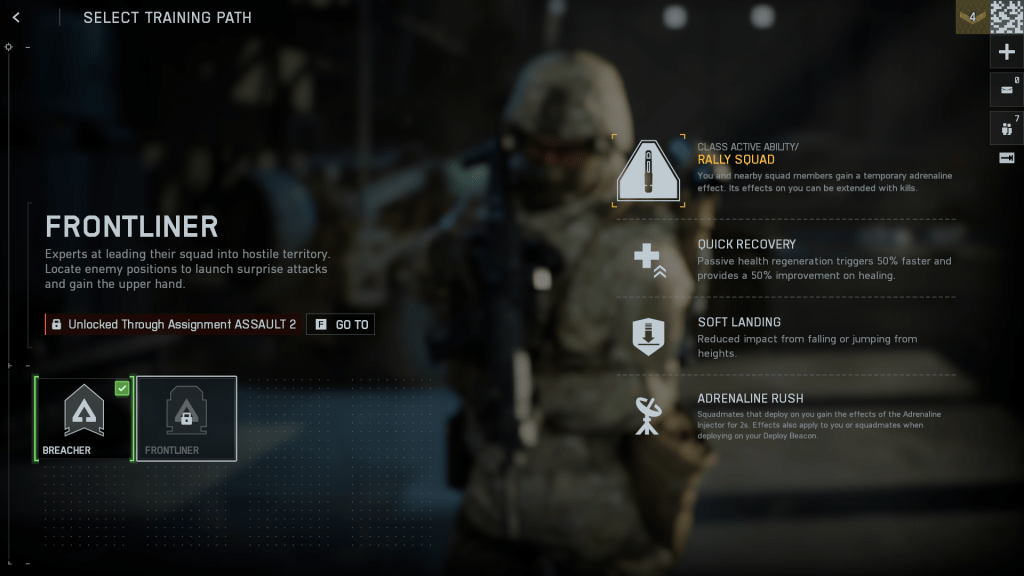 Frontliner class in Battlefield 6