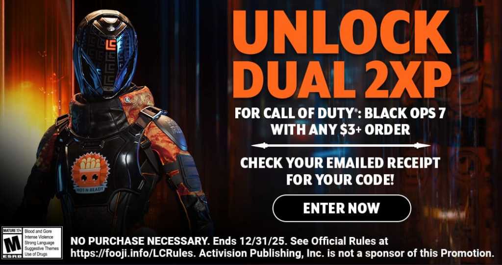 Little Caesars BO7 double XP codes