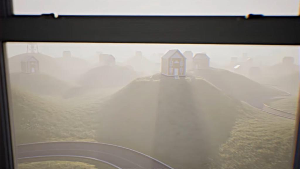 Looking out the window onto Level 94