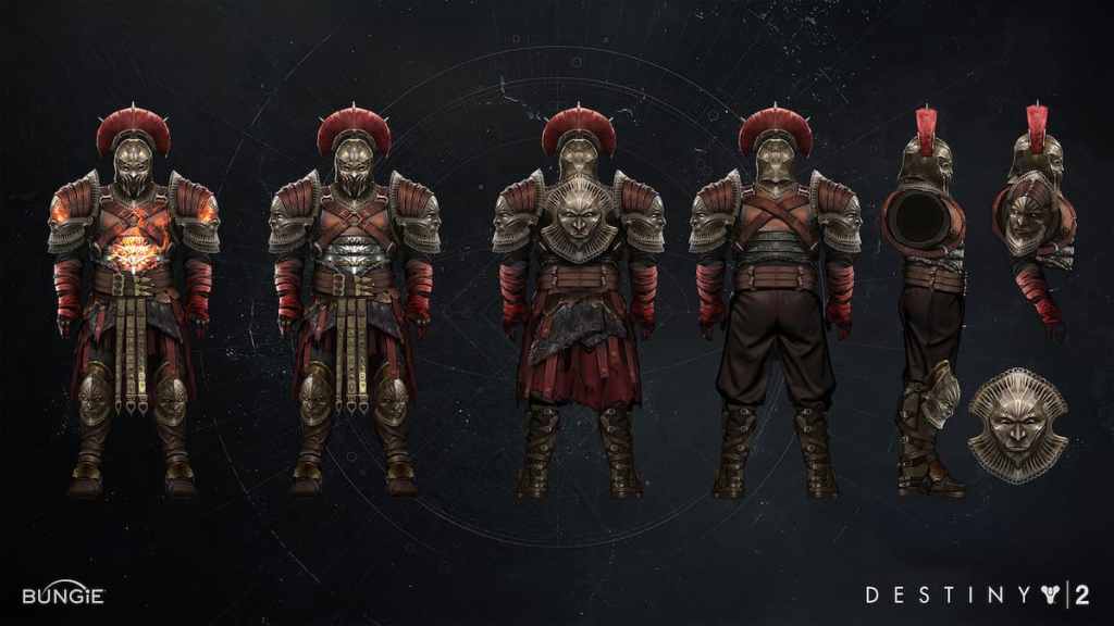 Concept Art for the Gladius set in Destiny 2 shows influence from Iron Banner.