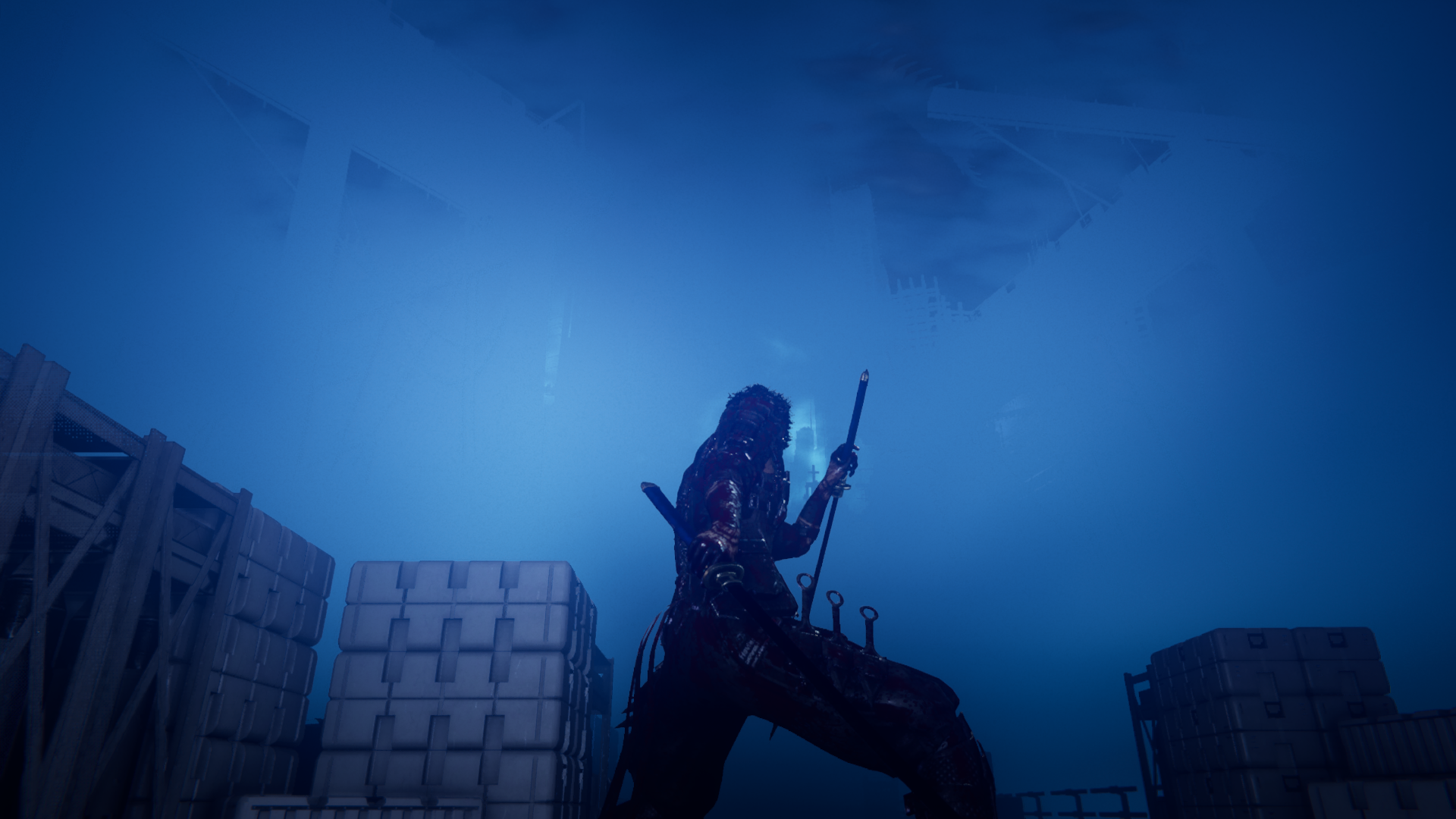 A fight scene in Ninja Gaiden 4