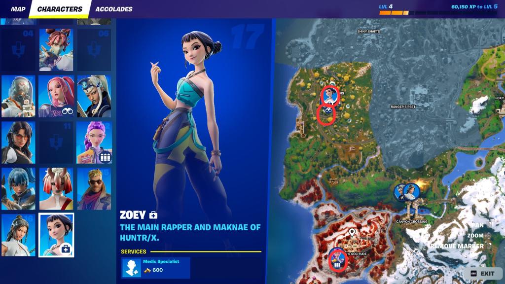 KPDH NPC locations in Fortnite