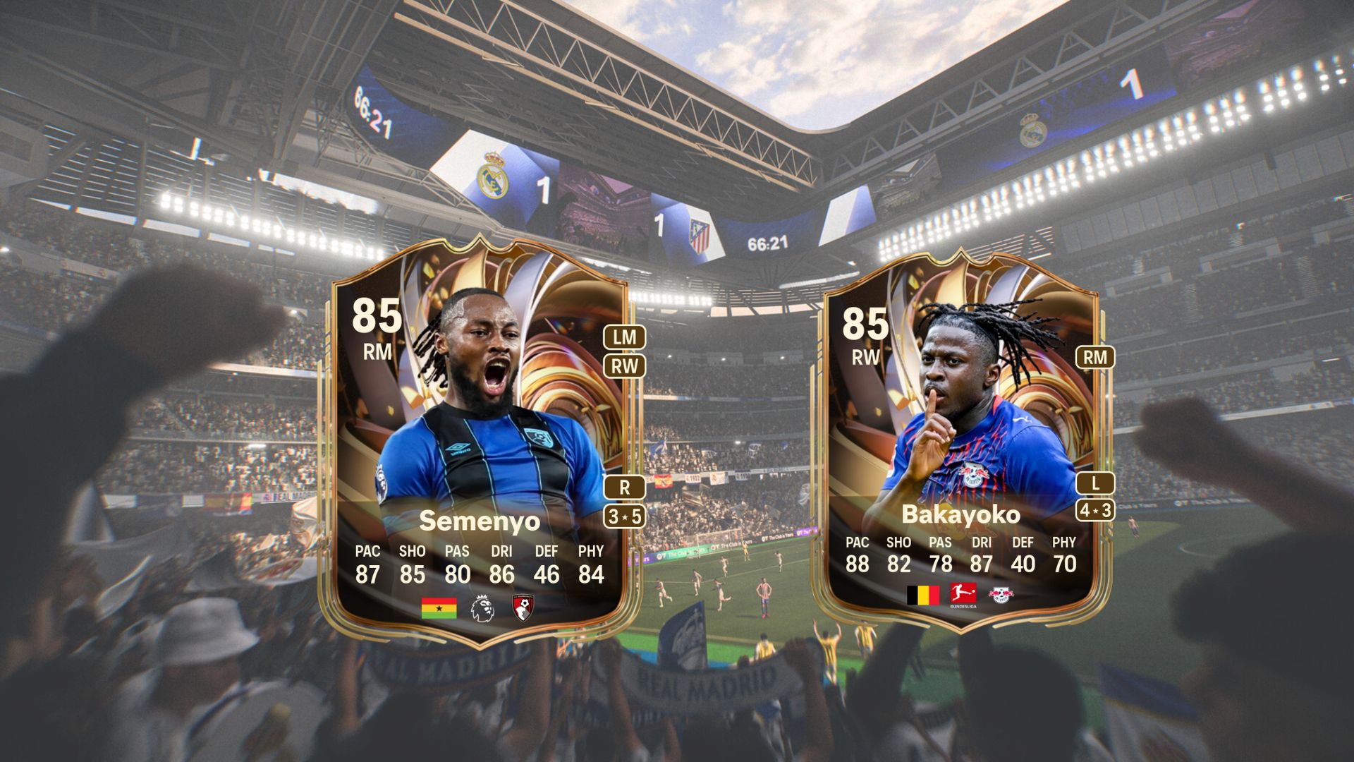 Bakayoko and Semenyo Ratings Reload items in FC 26