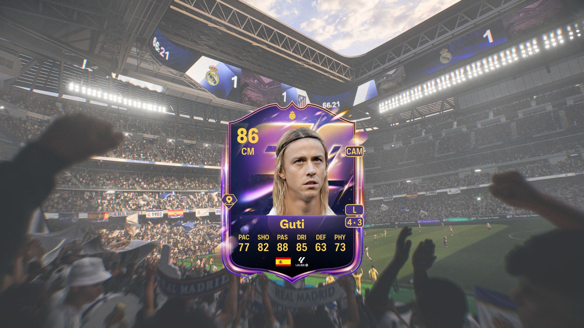 Guti Base Hero card in FC 26