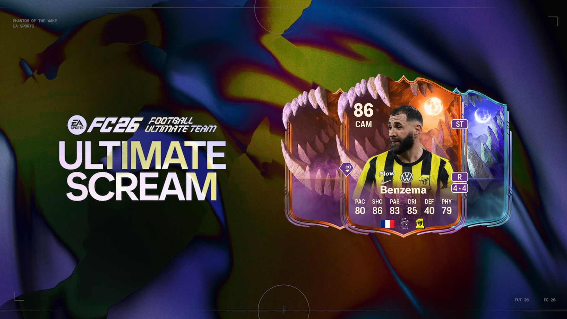 Benzema Ultimate Scream card in FC 26