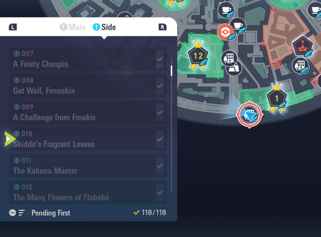 Skiddo's Fragrant Leaves quest in Legends Z-A