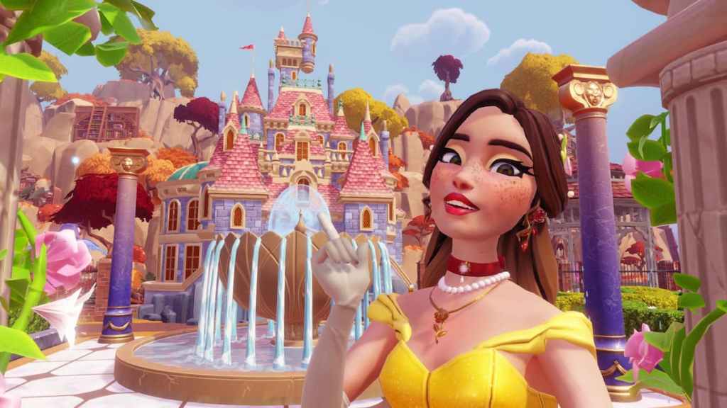 beast's castle built in disney dreamlight valley