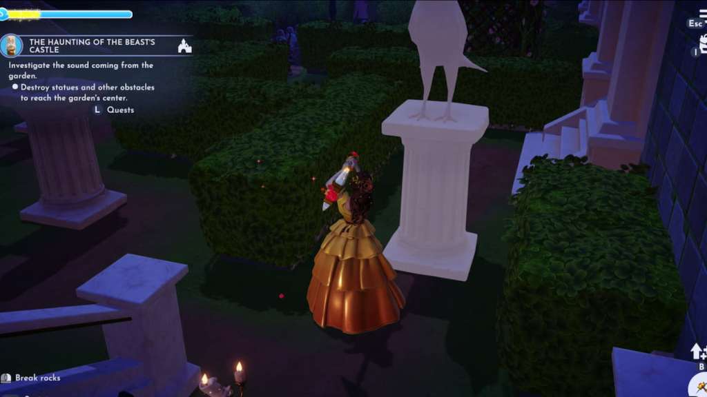 breaking statue in ddv