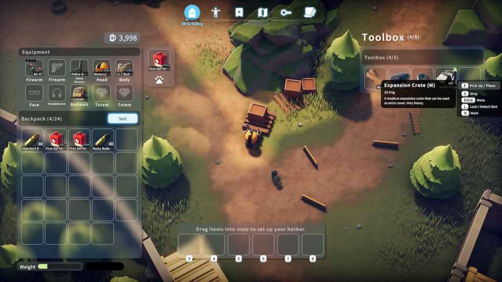 Loot screen in Escape from Duckov.