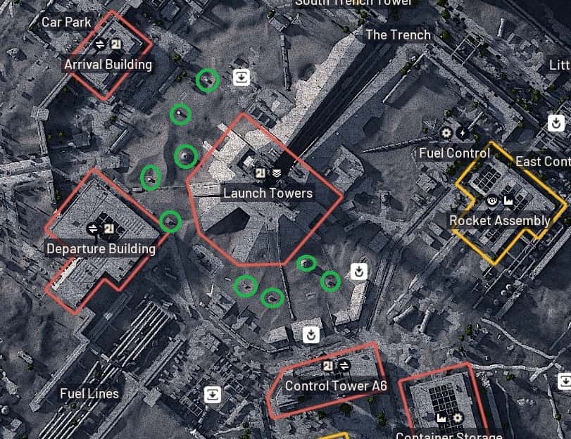 Spaceport Fuel Cells ARC Raiders map