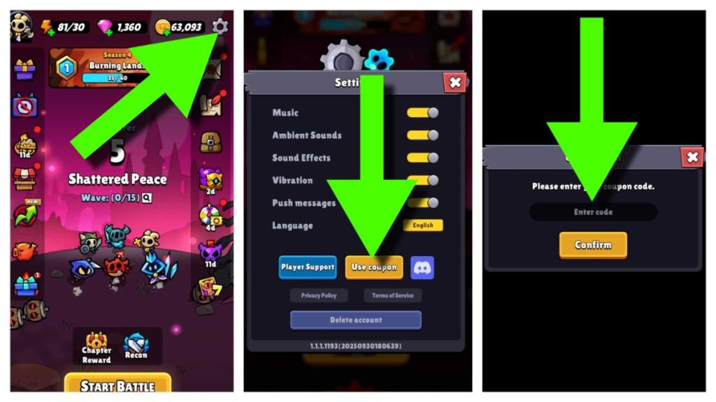 How to redeem Hellsquad Rrrush codes