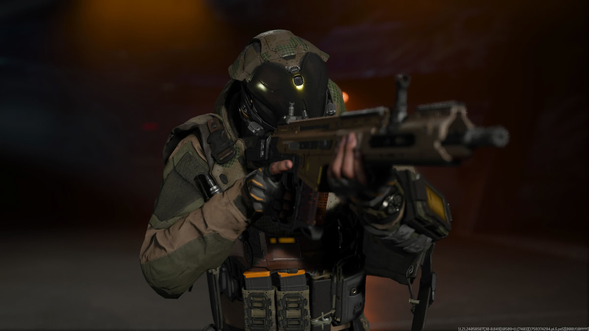 BO7 main menu walking soldier