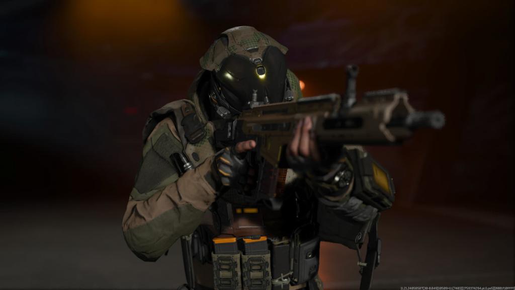 BO7 main menu walking soldier