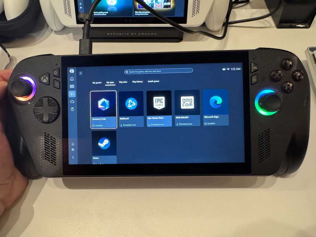 ROG Xbox Ally X swapping between launchers