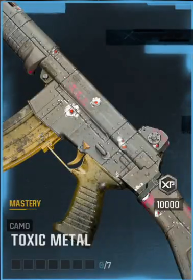 Toxic Metal BO6 camo