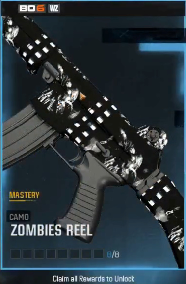 Zombies Reel BO6 animated camo